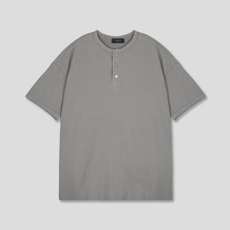 HENLEY COLLAR SHORT SLEEVE