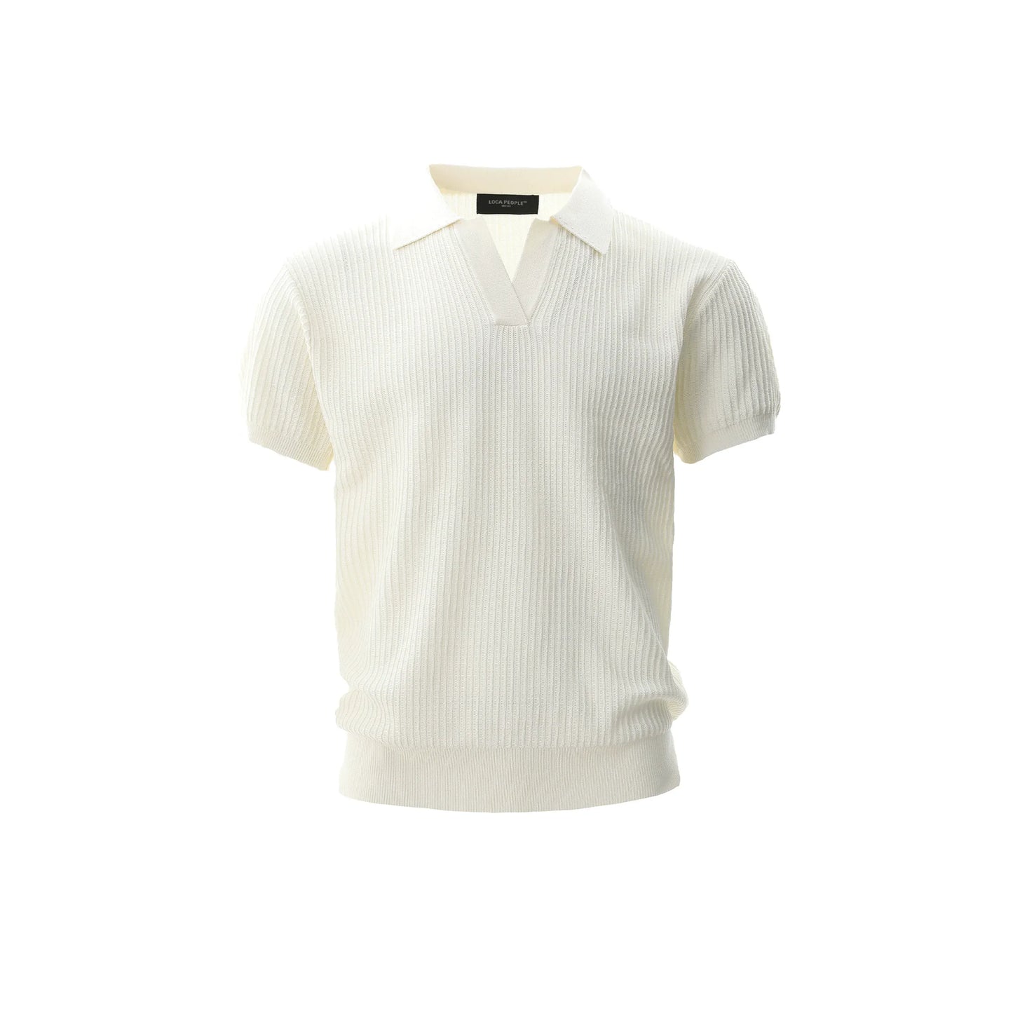 KNITWEAR V-NECK SHORT SLEEVE