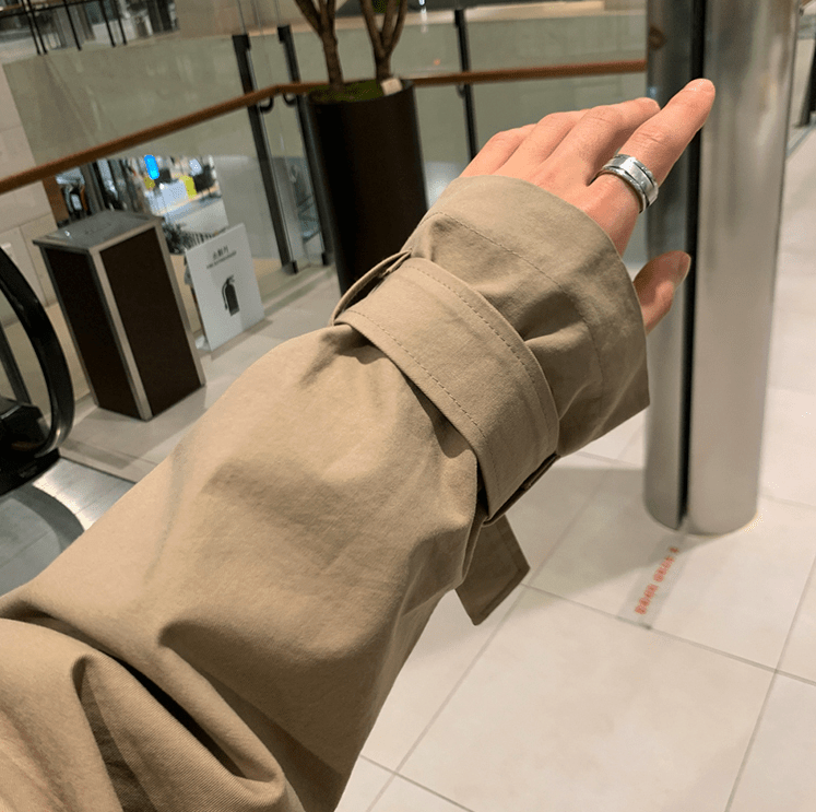 TWO LAYER COLLAR WRIST BELT JACKET