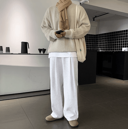 KNITTED PULLOVER SWEATER