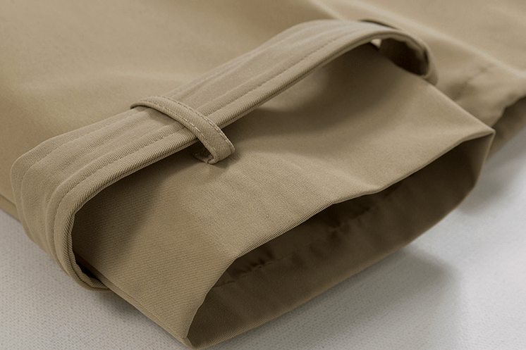 TWO LAYER COLLAR WRIST BELT JACKET