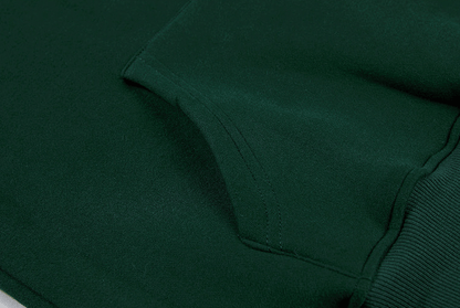 GREEN LETTERED HOODIE