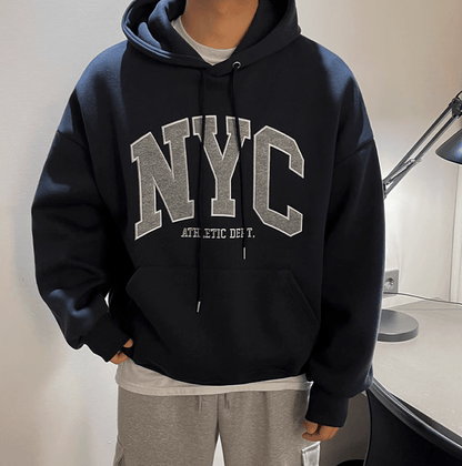 EMBROIDERED NYC PULLOVER HOODIE