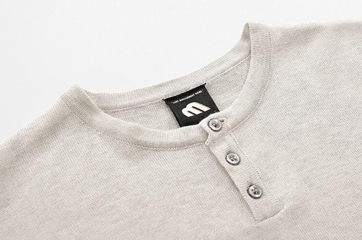 HALF BUTTON SHORT SLEEVE