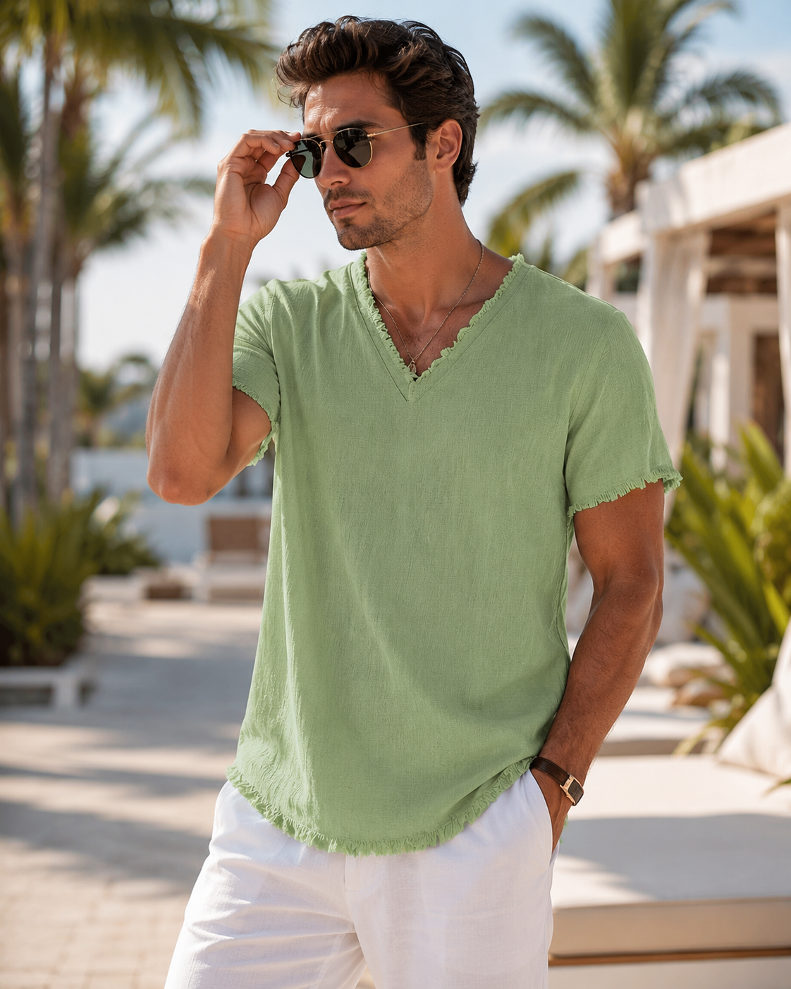 RESORT V-NECK SHIRT