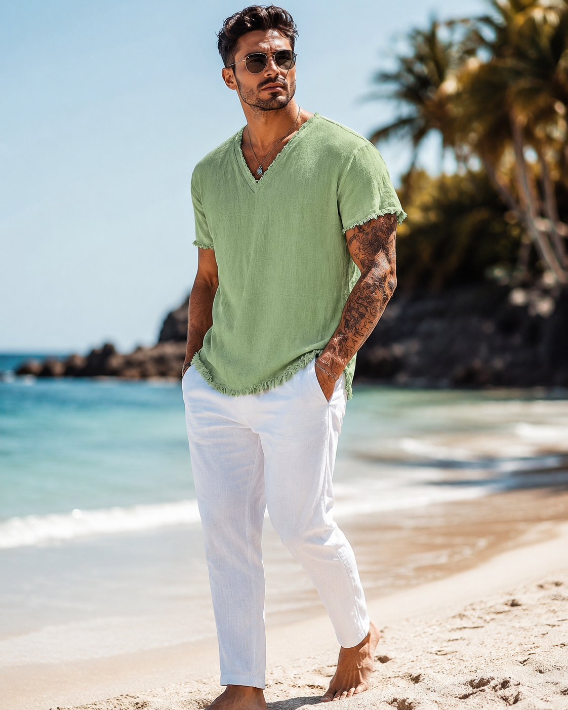 RESORT V-NECK SHIRT