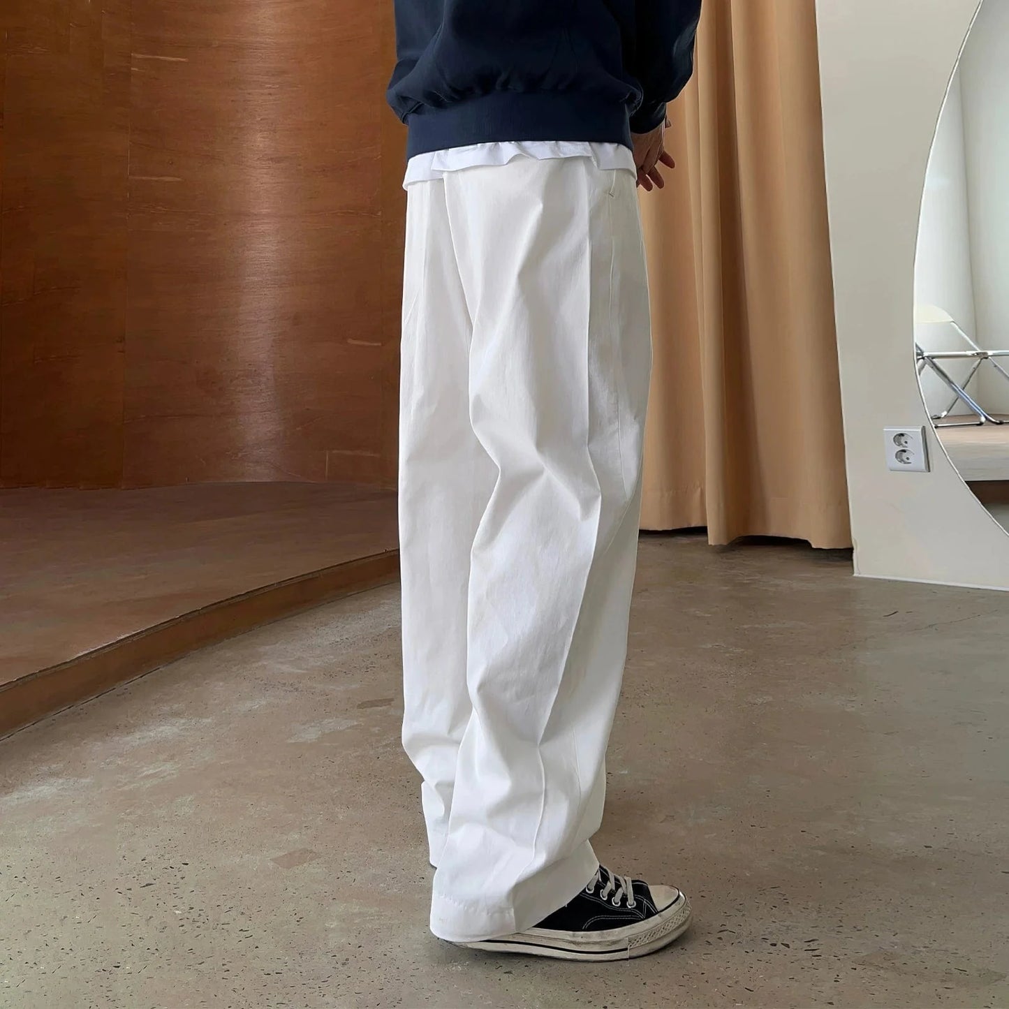 WORK WEAR FOLDED WIDE PANTS