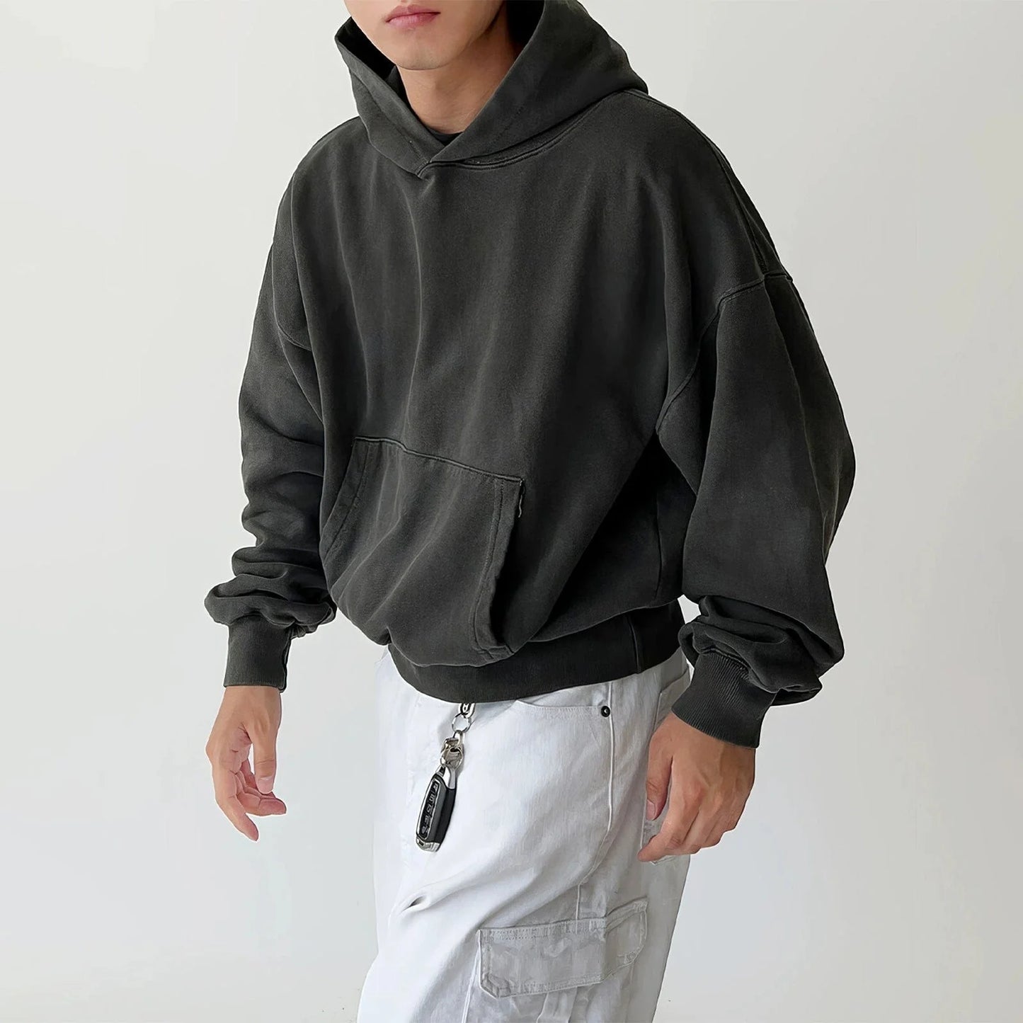 CROP PULLOVER HOODIE