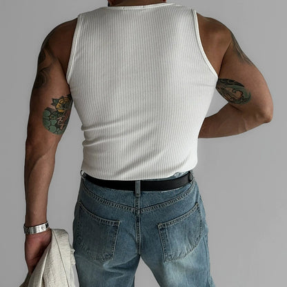 VERTICAL STRIPED TANK TOP