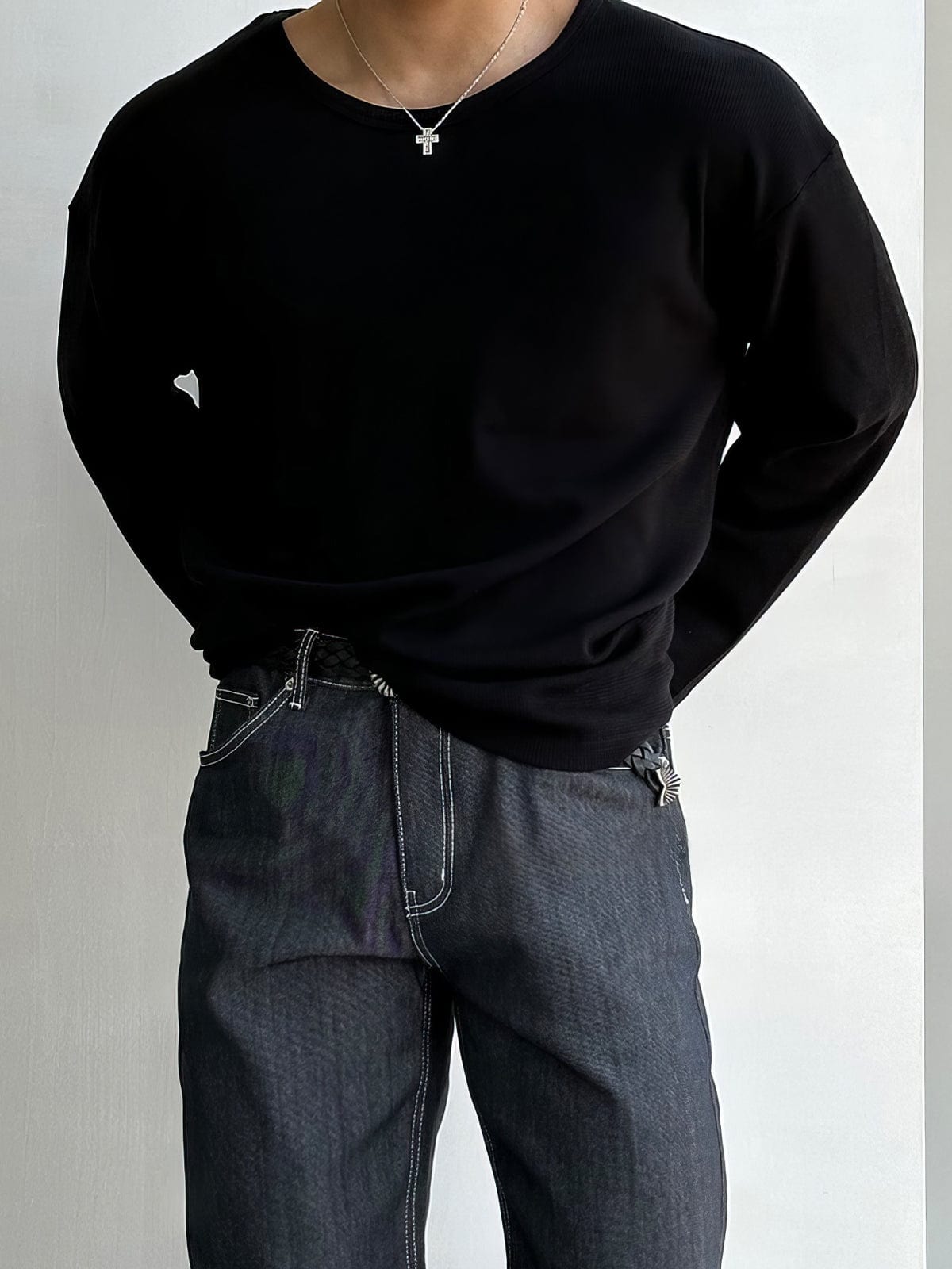 WAFFLE KNIT LONGSLEEVE
