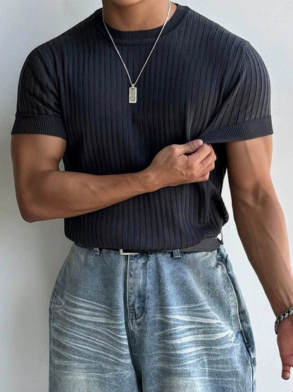 KNIT SHORT SLEEVE