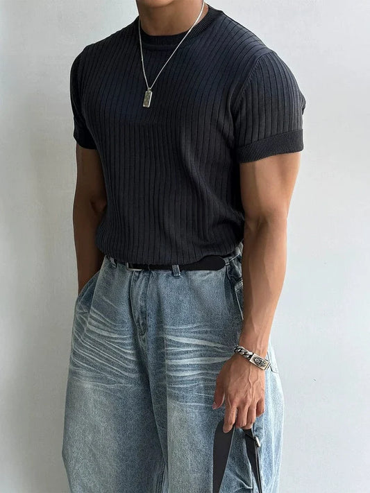 KNIT SHORT SLEEVE