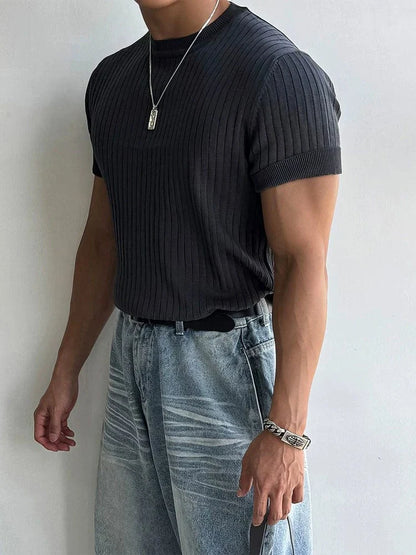 KNIT SHORT SLEEVE