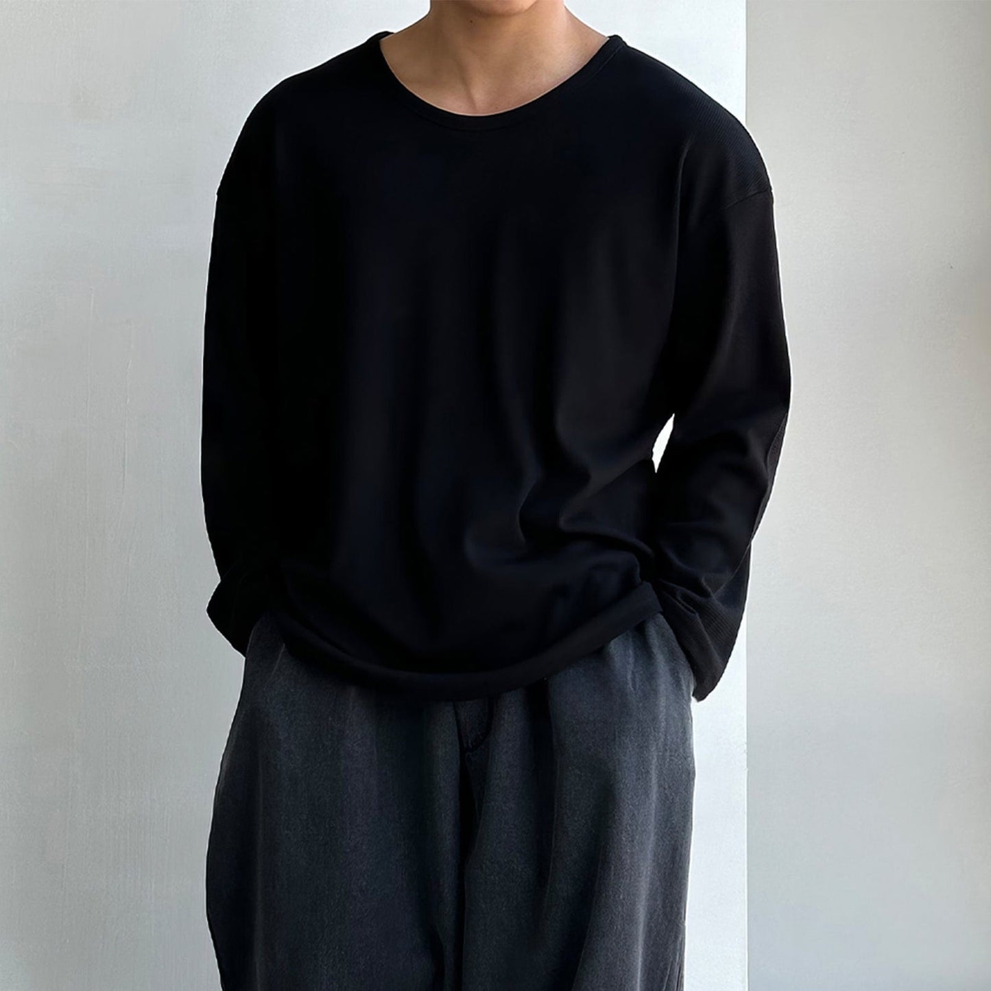 WAFFLE KNIT LONGSLEEVE