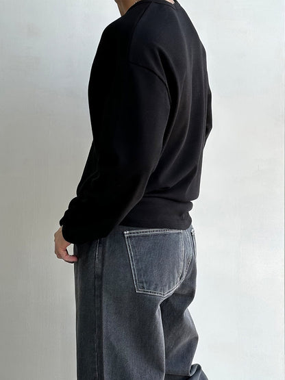 WAFFLE KNIT LONGSLEEVE