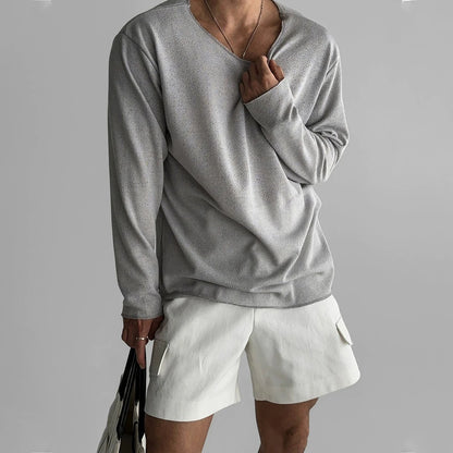 KNIT PULLOVER LONG SLEEVE