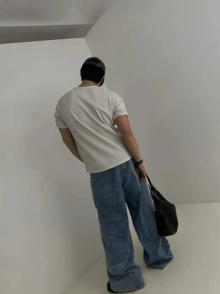 HENLEY COLLAR SHORT SLEEVE