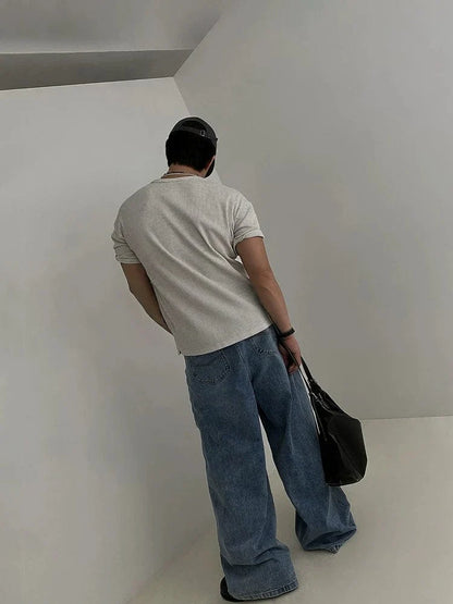 HENLEY COLLAR SHORT SLEEVE