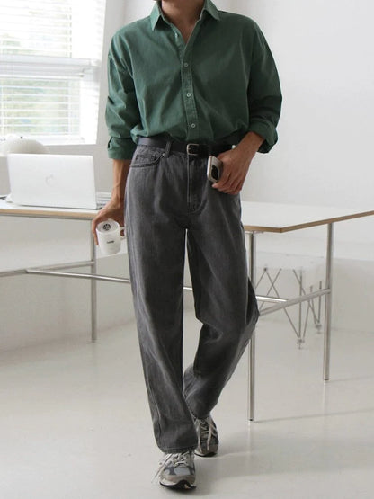 LONGSLEEVE BUTTON-UP SHIRT