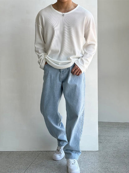 WAFFLE KNIT LONGSLEEVE