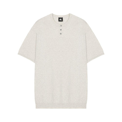 HALF BUTTON SHORT SLEEVE