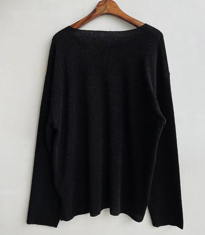 KNIT PULLOVER LONG SLEEVE