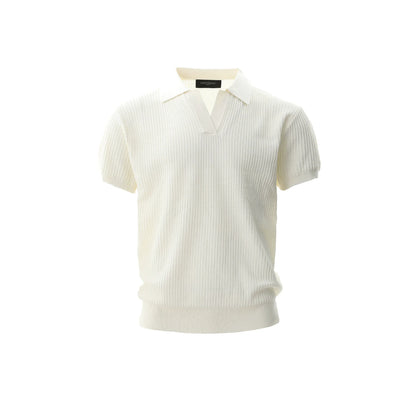 KNITWEAR V-NECK SHORT SLEEVE