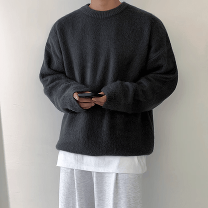 KNITTED PULLOVER SWEATER